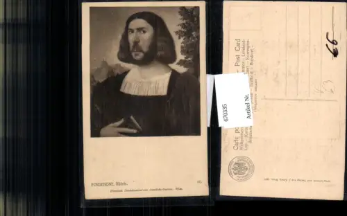 670335,Künstler Ak Pordenone Bildnis Mann Buch Portrait J. Löwy 383