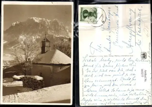 165277,SOS Kinderdorf Landschaft b. Lermoos Zugspitze i. Winter