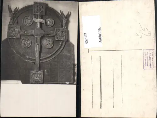 652857,Foto Ak W. Lange Soest Kreuz Detailansicht Religion