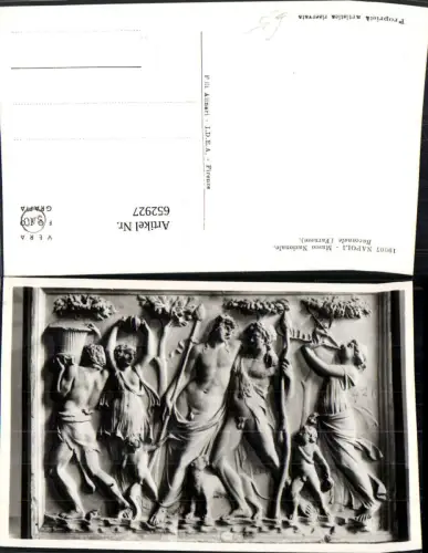 652927,Foto Ak Napoli Museo Nazionale Baccanale Farnese Relief Erotik