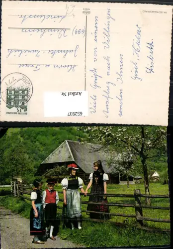 652937,Im Schwarzwald Tracht Schwarzwald Hof