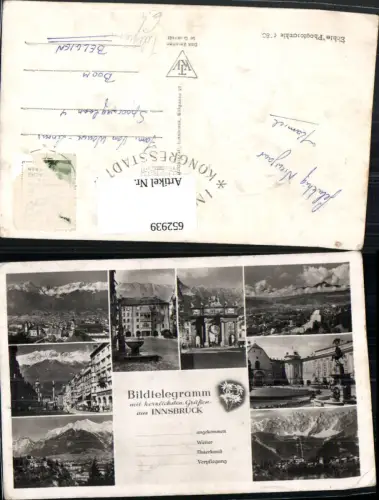 652939,Bildtelegramm Innsbruck Schreibfaul Telegramm
