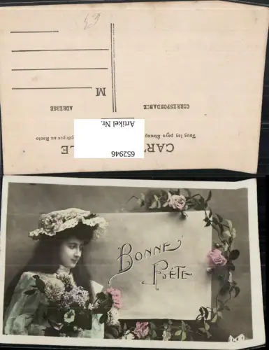 652946,Frau Mädchen Mode Blumen Bonne Fete