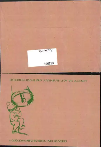 652965,Kuvert Österreichische Pro Juventute Kind Glocke