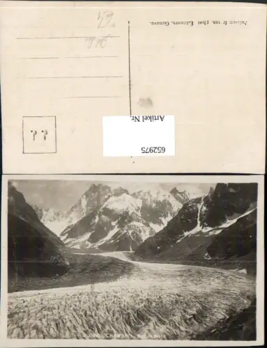 652975,Chamonix Mer de Glace Gletscher