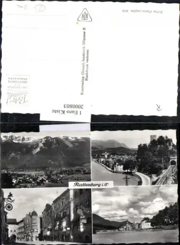 ,Rattenberg i. Tirol Totale Partie Straßenansicht Gasthof Mehrbildkarte