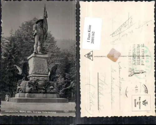 ,Innsbruck Berg Isel Andreas Hoferdenkmal Denkmal