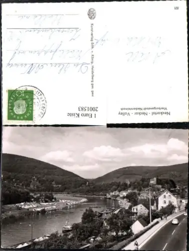,Neckartal Neckar Valley Vierburgenstadt Neckarsteinach Teilansicht