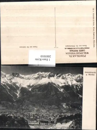 ,Innsbruck Totale geg. Norden