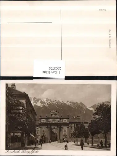 ,Innsbruck Triumphpforte Triumphbogen Bogen Straßenansicht