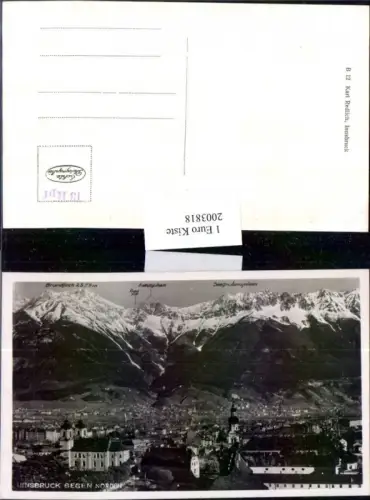 ,Innsbruck Totale geg. Norden