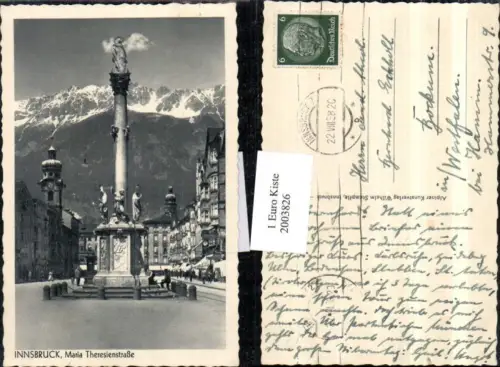 ,Innsbruck Maria Theresienstraße m. Annasäule