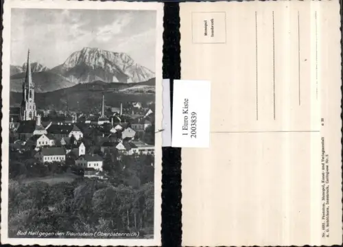 ,Bad Hall Teilansicht geg. d. Traunstein