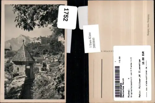 ,Salzburg v. Imberg Teilansicht m. Festung