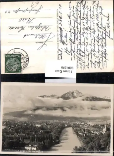 ,Innsbruck Totale geg. Nockspitze