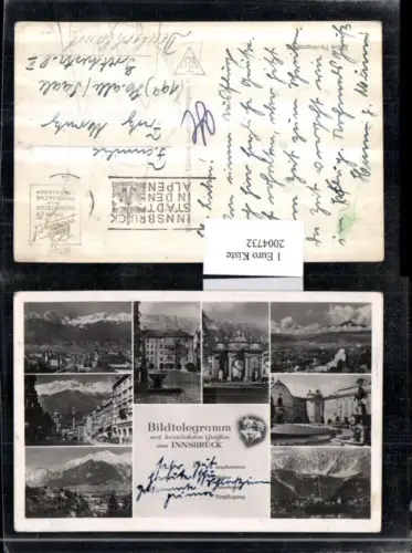 ,Innsbruck Totale Goldenes Dachl Brunnen Denkmal Maria-Theresien-Straße Mehrbildkarte