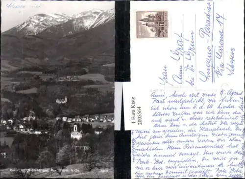 ,Reichenau Totale geg. Rax