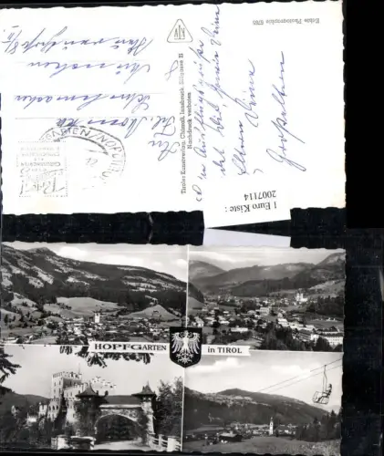 ,Hopfgarten in Tirol Totale Burg Sessellift Mehrbildkarte