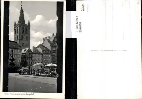 ,Trier Hauptmarkt u. St. Gangolph Brunnen Turm
