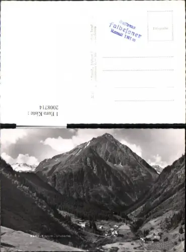 ,Ranalt im Stubaital Totale Bergkulisse