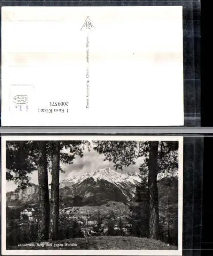 ,Innsbruck Totale Berg Isel geg. Norden Bergkulisse
