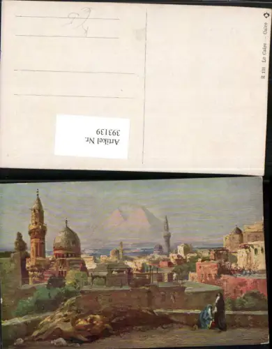 393139,Künstler AK Egypt Cairo Kairo Teilansicht Minarette