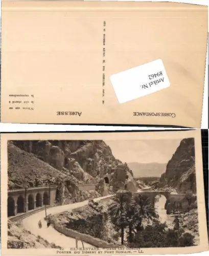 89462,El Kantara Pont Romain Algerien pub LL 42
