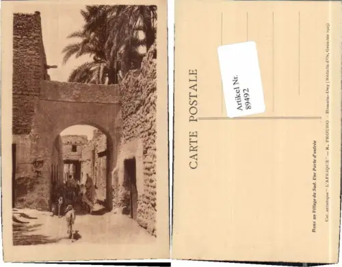 89492,Village du Sud Dans Stadt Algerien Wüste