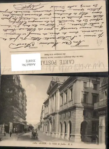 351872,Alger Le Palais de Justice Justizpalast Straßenansicht