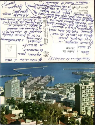 351900,Alger Panorama Teilansicht Hafen