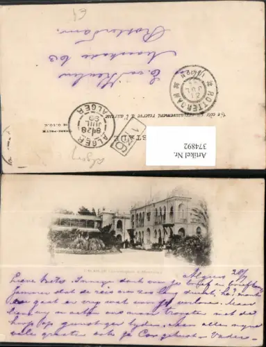 374892,Algeria Alger Algier Palais du Gouverneur a Mustapha Palast