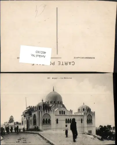 402183,Algeria Alger Algier La Medersa Schule Gebäude