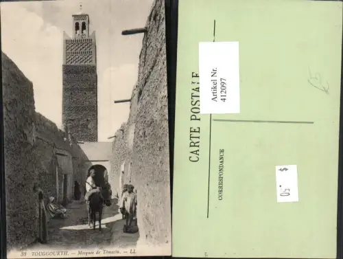 412097,Algeria Touggourt Touggourth Mosquee de Temacin Moschee Turm