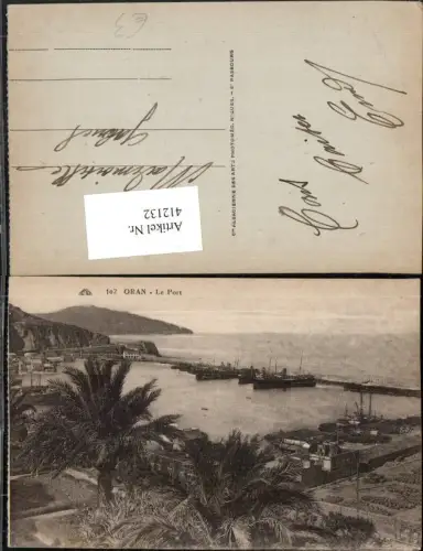 412132,Algeria Oran Le Port Hafen