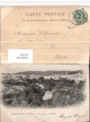 511232,Algeria Mostaganem et Tijdit Vue Generale Totale