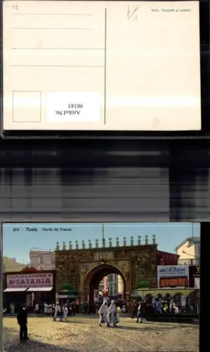 98345,Tunis Porte de France Strassenansicht pub Lehnert Landrock