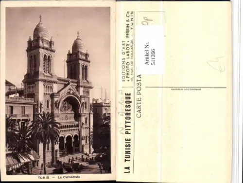 511266,Tunisia Tunis La Cathedrale Kirche