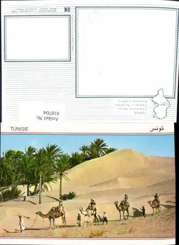 618704,Tunisie Caravande du Sahara Karawane Kamel