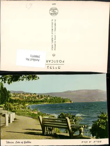 398971,Israel Tiberias Lake of Galilee See Küste