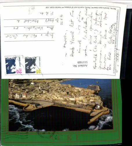 511169,Israel Acre Akkon Totale Küste