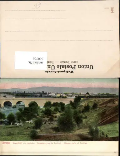 360756,Palästina Jericho Premiere vue de Jericho Teilansicht Brücke