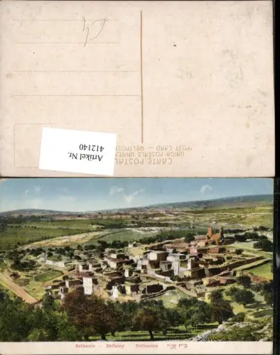 412140,Bethanien Bethanie Bethany Totale