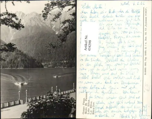 434298,Abchasien Lake Ritsa Ritza-See Bergkulisse