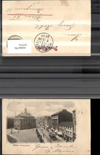 187316,Hamburg Rathausmarkt Strassenbahn