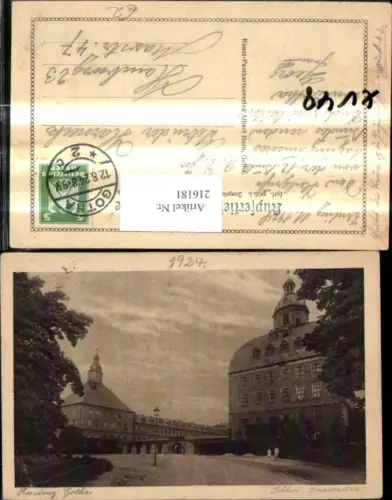 216181,Gotha Residenz Schloss Friedenstein