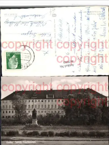 467080,Gotha Schloss Friedenstein Denkmal Statue