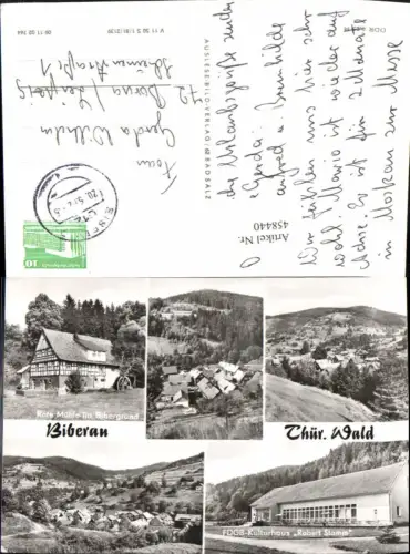 458440,Biberau Totale Rote Mühle Kulturhaus Mehrbildkarte