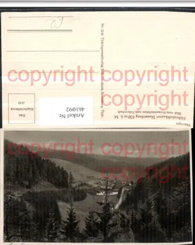 461092,Masserberg Teilansicht v. Pyramidenfelsen