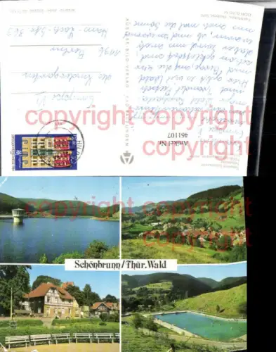 461107,Schönbrunn b. Schleusegrund Totale Talsperre Mehrbildkarte