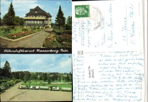 491632,Masserberg Augenheilstätte Kuranlagen Mehrbildkarte